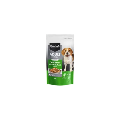 Black Hawk Original Adult Chicken & Veg 140G 10Pk (Om10) 