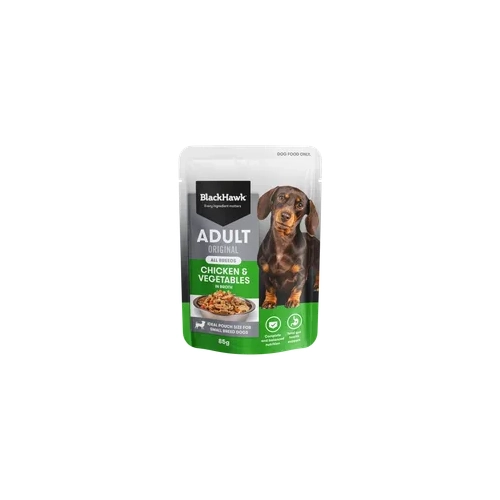 Black Hawk Original Adult Chicken & Veg 85G 12Pk (Om12) 