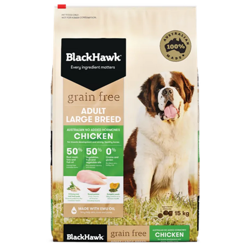 Black Hawk Grain Free Large Breed 15Kg 