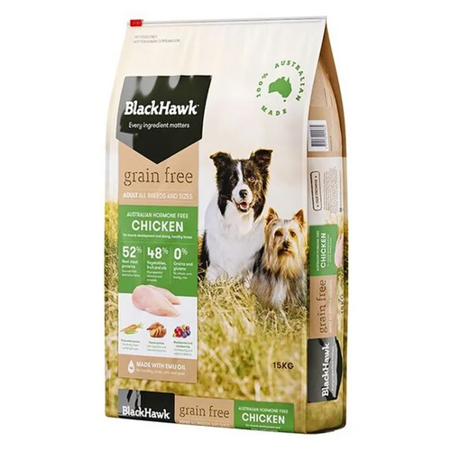 Black Hawk Grain Free Chicken 15Kg (36) 