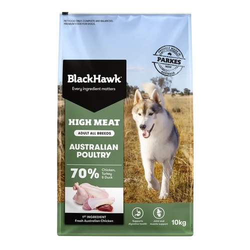 Black Hawk High Meat Australian Poultry Recipe 10Kg 