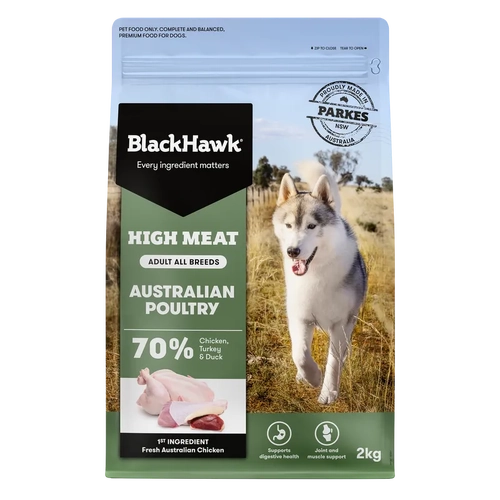 Black Hawk High Meat Australian Poultry Recipe 2Kg 