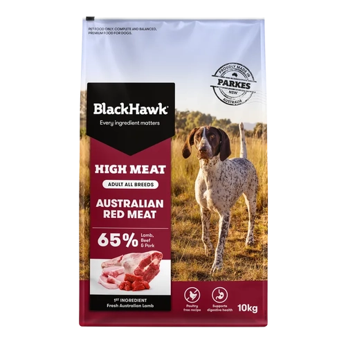 Black Hawk High Meat Australian Red Meat 10Kg 