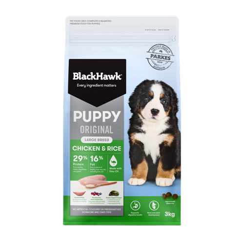Black Hawk Puppy Large Breed Chicken & Rice 3Kg 