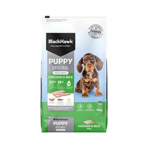 Black Hawk Puppy Small Breed Chicken & Rice 10Kg 
