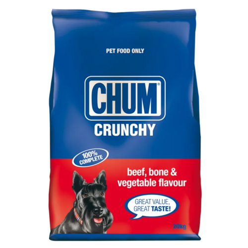 Chum Crunchy Dry Beef Bone And Vegetable 20Kg 