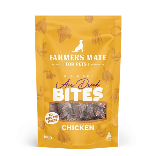 Farmers Mate Chicken Air Dried Bites 100G 