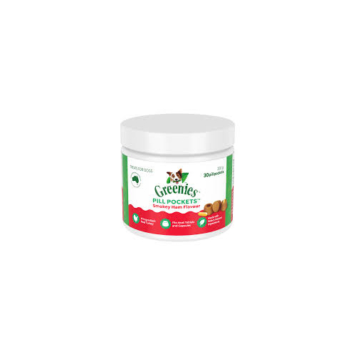 Greenies Pill Pockets Smokey Ham Flavour 30Pce 200G 