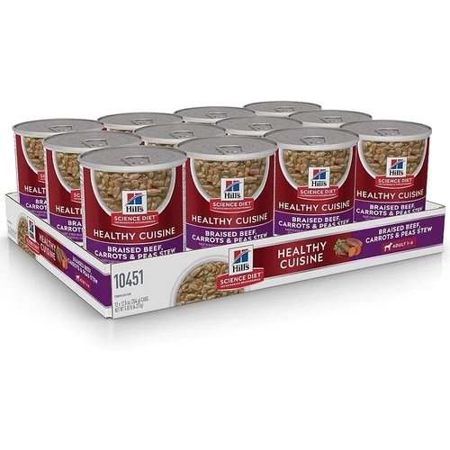 Hills Dog Adult Beef Carrot & Peas Stew 354G 12Pk(Om12) 