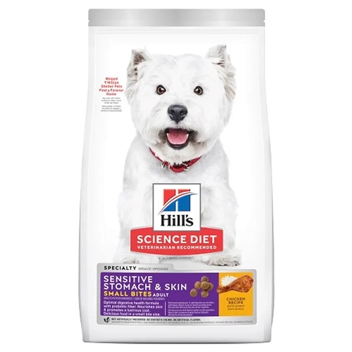 Hills Dog Adult Sen Skin & Stom Small Bite 6.8Kg 