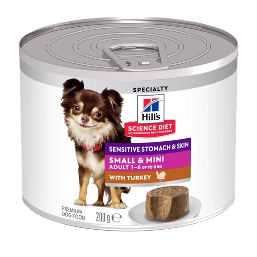 Hills Dog Sensitive Stomach Skin Sm & Mi 200G 12Pk(Om12) 