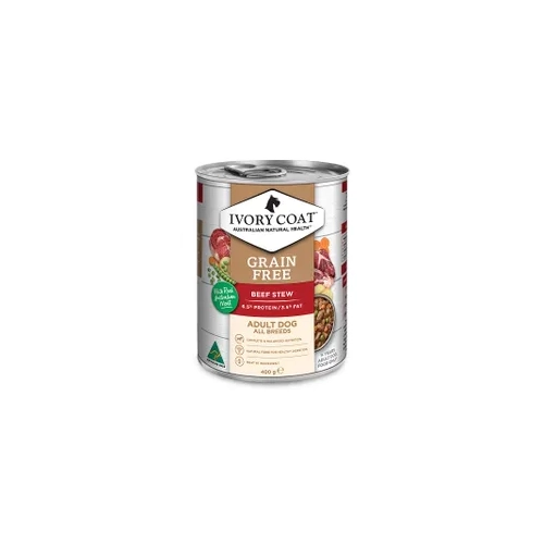 Ivory Coat Adult Dog Grain Free Beef Stew 400G 12Pk(Om12) 