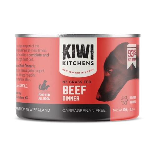 Kiwi Kitchens Dog Beef 170G 18Pk (Om18) 