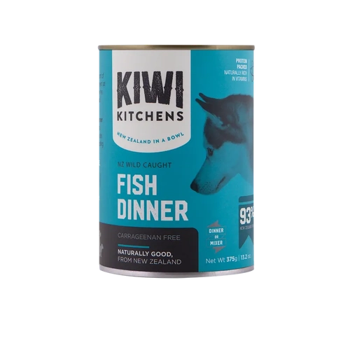 Kiwi Kitchens Dog Fish 375G 9Pk (Om9) 