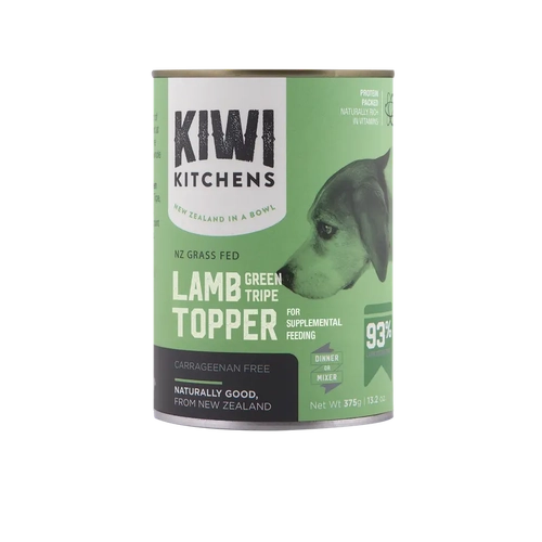 Kiwi Kitchens Dog Lamb Green Tripe 375G 9Pk (Om9) 