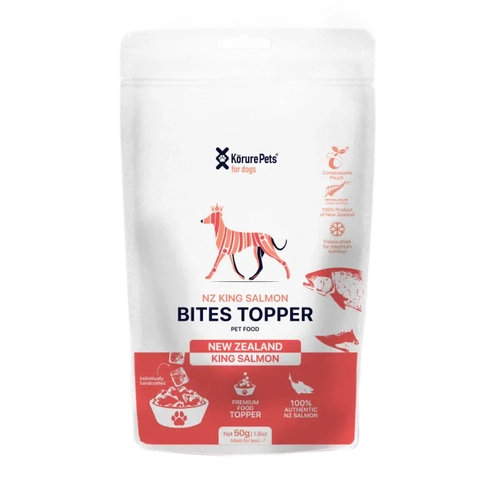 Korure Pets King Salmon Bites Dog Treats 50G 