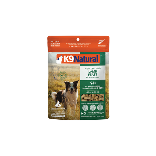 K9 Natural Grain-Free Fd Nz Lamb Feast 100G 