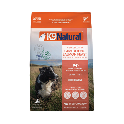 K9 Natural Grain-Free Fd Nz Lamb & King Salmon Feast 1.8Kg 