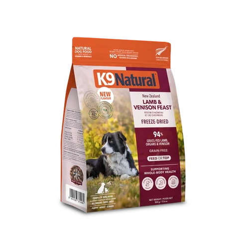 K9 Natural Grain- Free Fd Nz Lamb & Venison Feast - 500G 