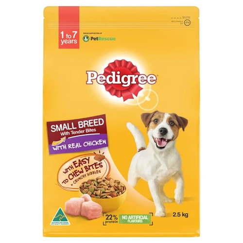Pedigree Dry Small Breed Chicken 2.5Kg 