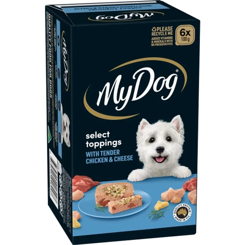 My Dog Chicken Supreme Cheese Svms 100G 1X6Pk 