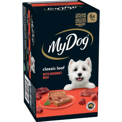 My Dog Wet Gourmet Beef Svms 100G 1X6Pk 