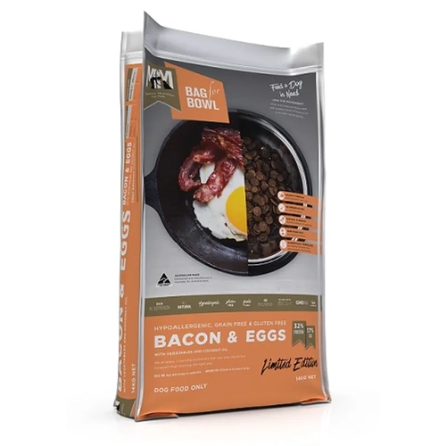 Mfm Dog Single Protein Bacon & Eggs Grain & Gf Orange 14Kg 