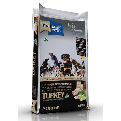 Mfm Dog High Performance Hlistc Grn & Glt Fr Black 20Kg 