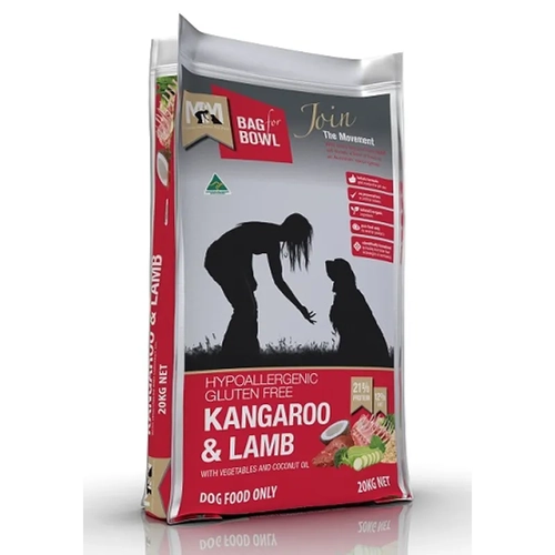 Mfm Dog Kangaroo & Lamb Gluten Free Red 20Kg 