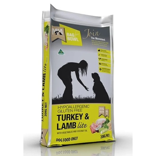 Mfm Dog Lite Turkey & Lamb Gluten Free Yellow 20Kg 