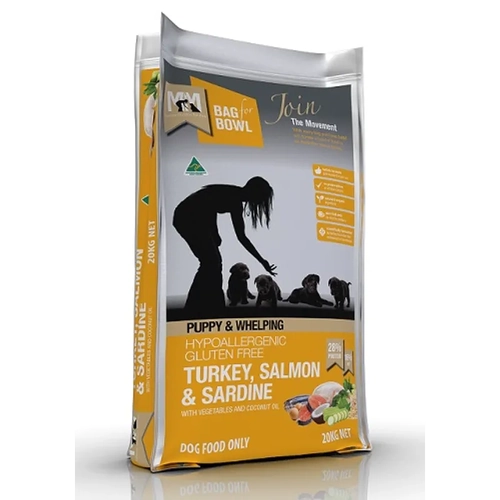Mfm Puppy Turkey & Salmon & Sardine Gluten Free Gold 20Kg 