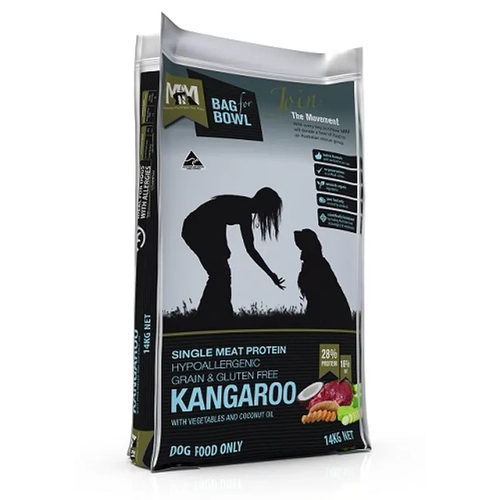 Mfm Dog Single Protein Kangroo Grain & Gluten Free Blue 14Kg 