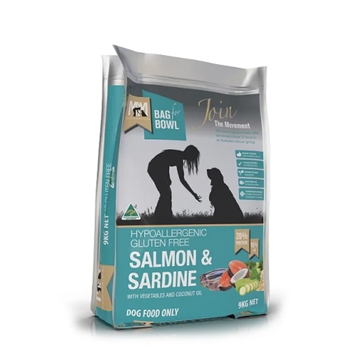 Mfm Dog Salmon & Sardine Gluten Free Blue 9Kg 