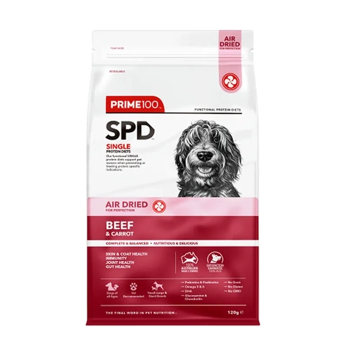 Prime Spd Air Dried Beef & Carrot 120G 