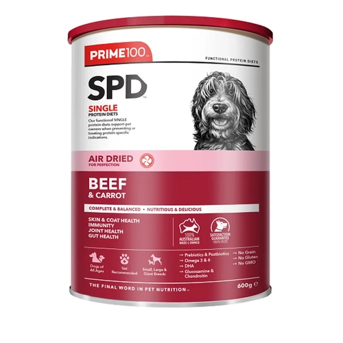 Prime Spd Air Dried Beef & Carrot 600G 
