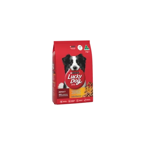 Lucky Dog Adult Chicken Vegetable Pasta 3Kg 4Pk (Om4) 
