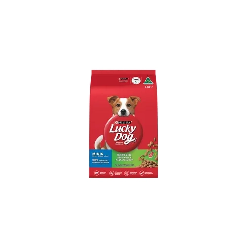 Lucky Dog Minis Beef Vegetable & Pasta 3Kg 4Pk (Om4) 