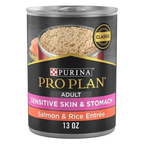 Pro Plan Classic Adult Salmon & Rice Ent Ss & Sto 369G(Om12)