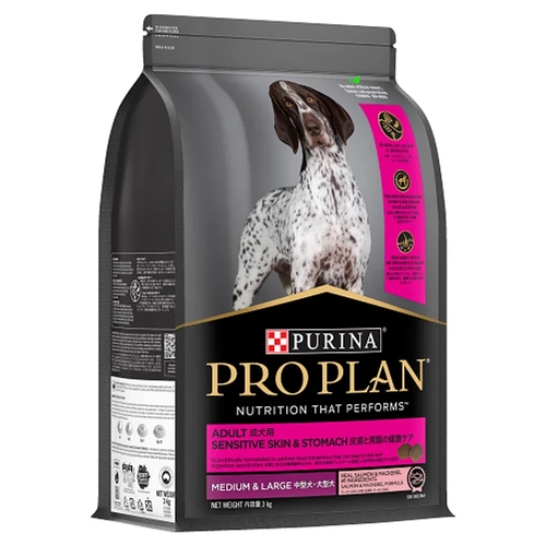 Pro Plan Adult Sensitive Skin & Stomach Med & Lg Breed 3Kg 