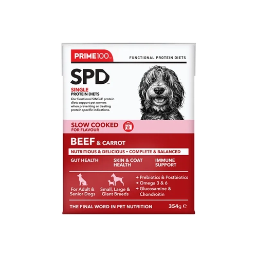 Prime Spd Slow Cooked Beef & Carrot 354G 12Pk (Om12) 