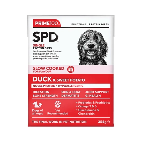 Prime Spd Slow Cooked Duck & Sweet Potato 354G 12Pk (Om12) 