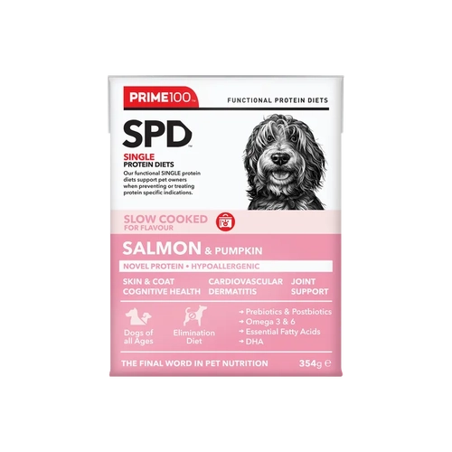 Prime Spd Slow Cooked Salmon & Pumpkin 354G 12Pk (Om12) 