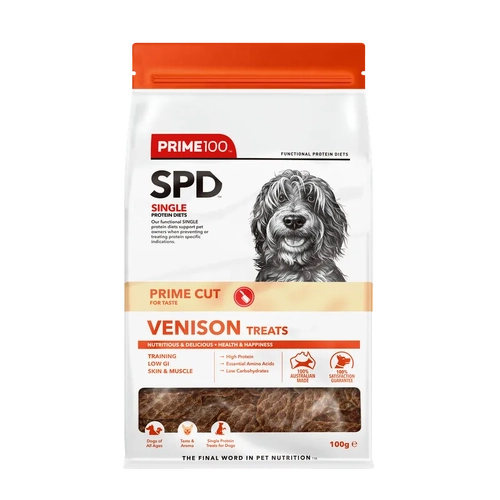 Prime Spd Prime Cut Treats Venison 100G 