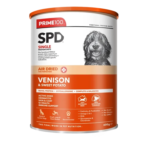 Prime Spd Air Dried Venison & Sweet Potato 600G 