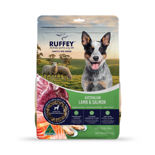 Ruffey Air Dried Dog Lamb & Salmon Original Recipe 1Kg