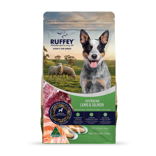 Ruffey Air Dried Dog Lamb & Salmon Original Recipe 2.5Kg