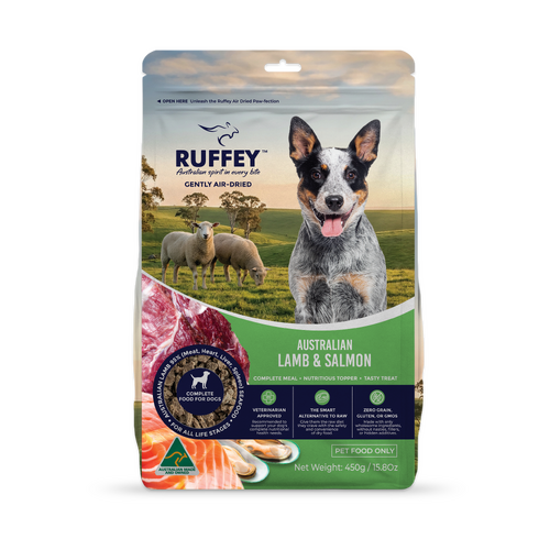 Ruffey Air Dried Dog Lamb & Salmon Original Recipe 450G