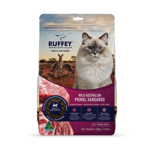 Ruffey Air Dried Cat Wild Primal Kangaroo 420G