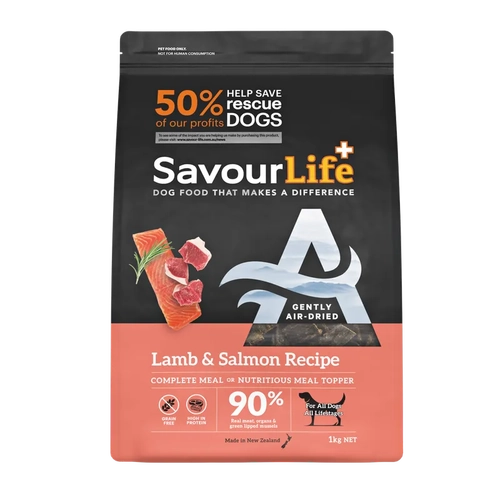 Savourlife Air-Dried Adult Lamb & Salmon Recipe 1Kg 