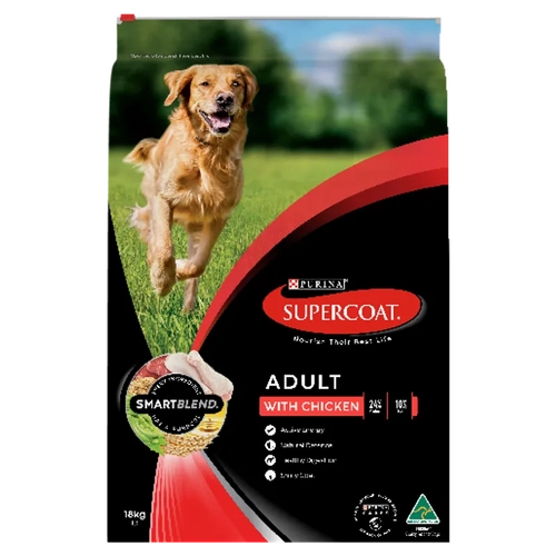 Supercoat Adult Chicken 18Kg  
